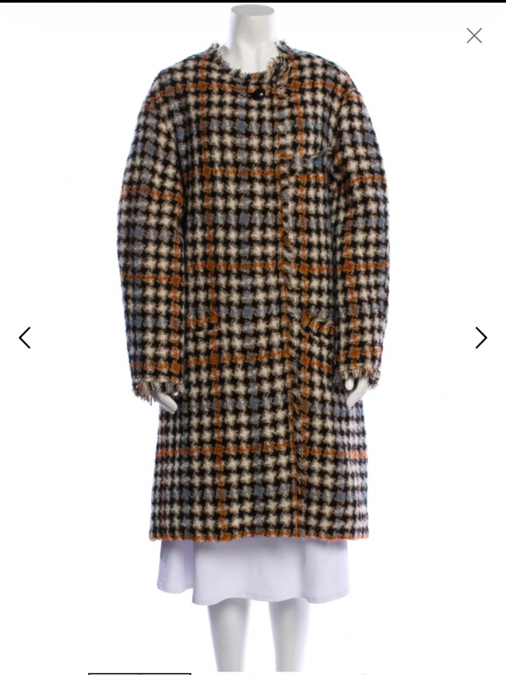 Isabel Marant Plaid Coat